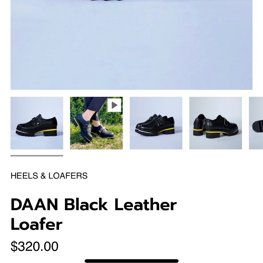 iRi DAAN Black Leather Loafers Size 37.5 UK / 7.5US - Picture 4 of 16